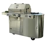 Kalamazoo 450GS Gas Free-Standing Grill with Side Burner, Liquid Propane