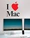I Heart Mac Apple Large Decal Great for Wall Art Peel & Stick. Black and Red