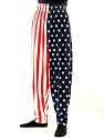 BAGGY GYM WORKOUT PANTS-USA FLAG PRINT