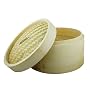 Swift Spice 25 cm (10 inches) Bamboo Steamer Set, 2 layers + lid