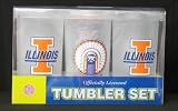 University of Illinois Fighting Illini Tumbler Set (3 Pack)