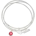 LogoArt Arizona Cardinals Crystal Bangle Bracelet
