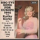 A SONG FOR EUROPE 7 INCH (7" 45) UK DECCA 1965