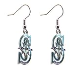Seattle Mariners Dangle Logo Earring Set Mlb Charm Gift Amazon.com