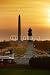 Wallmonkeys Peel and Stick Wall Decals - National Mall Sunset, Washington Dc - 60"H x 40"W Removable Graphic