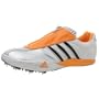 adidas Men's adiStar Long Jump Track Shoe,Metsilv/Blk/Carrot,15 M