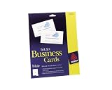Avery Business Cards for Inkjet Printers, White, Uncoated, Pack of 200 (27871)