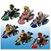 Super Mario Bros Mini Kart Pullback Figure Set Of 6