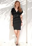 Twist-Front Knit Dress