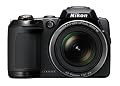 Nikon Coolpix L120 Digital Camera - Black (14MP, 21x Optical Zoom) 3-inch LCD