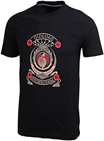 Yuchen Brand New Fashion Man Hip hop T-shirt Black Cotton Short Sleeve Shirt Tee (185/100Y)