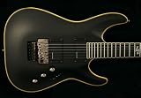Schecter C-1 BlackJack ATX FR Aged Black Floyd Rose Guitar