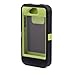 Huaxia Datacom Heavy Duty Hybrid Tough Grass Camo Shockproof Dirtproof Defender Case Cover Hard Case for iPhone 4/4S - Camouflage on Lime Green