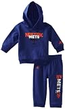 MLB Infant New York Mets Fleece Crew & Pant Set (Western Blue, 18mos)