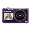 Samsung PL120 Digital Camera - Purple (14MP, 5x Optical Zoom) 1.5 inch Front, 2.7 inch Rear LCD