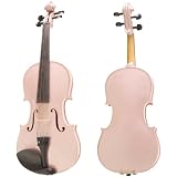 Cecilio Ebony Fitted Full Size Pink Violin Outfit