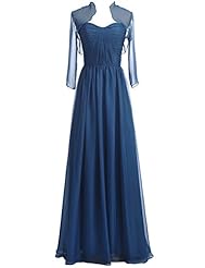 Wrap Sweetheart Chiffon  Dress