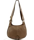 Besace Cuir couleur taupe mod&egrave;le Amalia