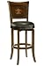 Kitchen & Housewares : Bradford Swivel Bar Stool Brownvinyl Brown Cherry