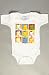 Pre.K the Pop Tot Onesie in White,Baby for Unisex