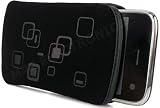Black Velvet Pouch Soft Case & Screen Protector for Apple iPod Touch 2nd & 3rd Generation 3G 2G – 8GB 16GB 32GB 64GB
