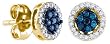 0.25CTW DIAMOND FASHION EARRINGS