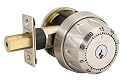 Master Lock DSNRN1015BOX Nightwatch Combination Deadbolt with Bump Stop Cylinder, Satin Nickel