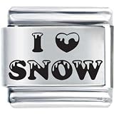 Snowman Christmas Season I Love Snow Laser Italian Charm Bracelets 416cd153n2L. SL160 Snowman Christmas Season I Love Snow Laser Italian Charm Bracelets