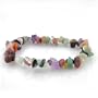 Cute Stretchy Mixed Gemstone Chip Bracelet