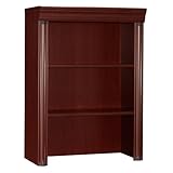 Bush Furniture Birmingham Executive Hutch for Lateral File, Harvest Cherry