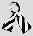 Diagonal Stripe Scarf with Cashmere