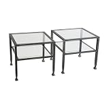 Distressed Metal Table Collection