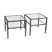 Distressed Metal Table Collection