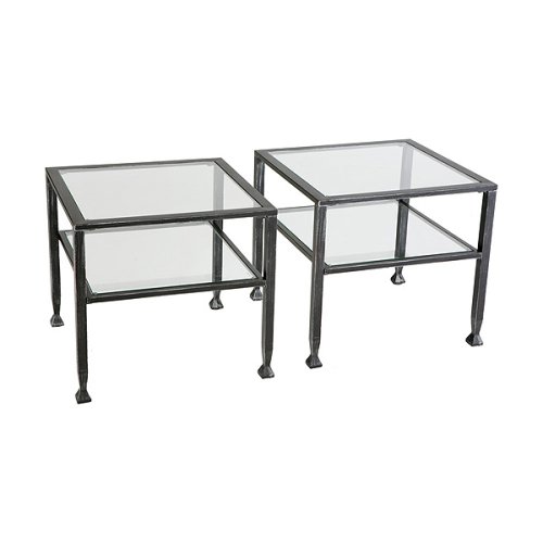 Distressed Metal Table Collection