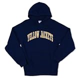 NCAA Georgia Tech Yellowjackets Classic Hooded Pullover Sweatshirt with Arch