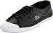 Lacoste Women's Plympton VS Sneaker,Black/White,7 M US
