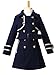 Girls Winter Faux Wool Collar Coats Warm Jacket Long Outerwear Parka Overcoat
