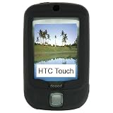 PCMICROSTORE Brand HTC Touch for Sprint Black Silicone Skin Case Cover