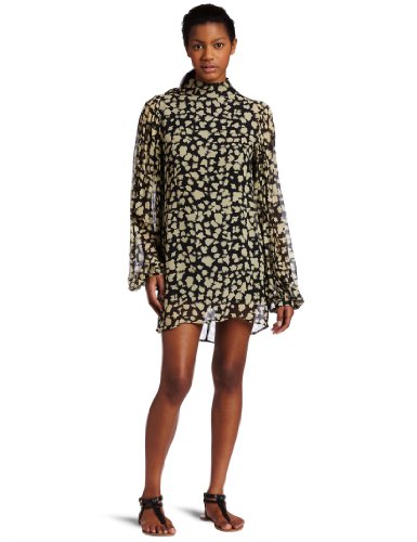 Winter Kate Womens Devi Mini Dress, Vanilla Flake, Medium