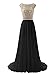 Wedtrend Women's Long Beading Prom Dress Elegant Chiffon Evening Dress