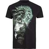 ZOO YORK - ZOO YORK Boardwalk Liberty Mens T-Shirt - Black
