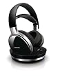 Philips SHD9000/10 Kabelloser Digital-Kopfh�rer bis zu 100 m (40mm Neodym-Lautsprecher) schwarz-silber