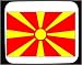 Decorated Mouse Pad with map, Macedonian, flag