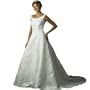 Wedding Dress Gown - Bridal Gown, Informal Bridal Gown, Ball gown by Sean Collection (B8032) White 4