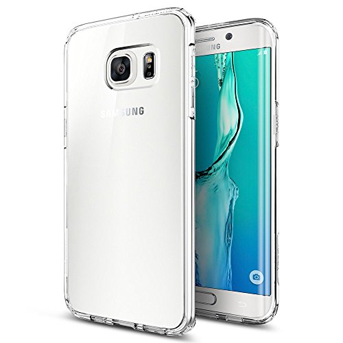 Galaxy S6 Edge Plus Case, SpigenÂ® [Ultra Hybrid] AIR CUSHION [Crystal Clear] Clear back panel + TPU bumper for Galaxy S6 Edge+ (2015) - Crystal Clear (SGP11699)