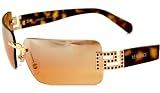 Versace - Versace 2017B 10027H BROWN/TORTOISEGOLD Designer Sunglasses