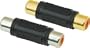 American Recorder Technologies RCA Female to RCA Female Adapter (Nickel)