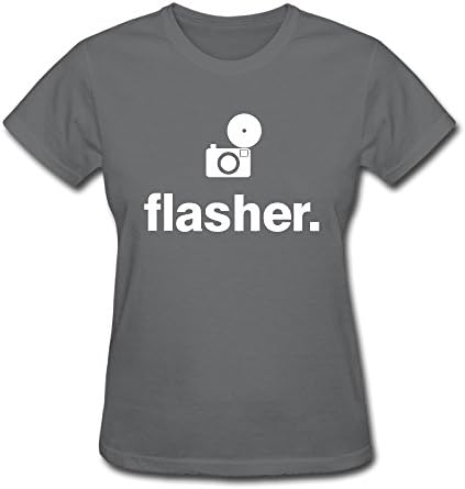 Flasher Shop552 Women's Round-Neck Unique Flasher Tshirt Gifts