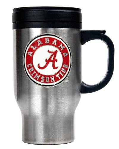 NCAA Alabama Crimson Tide 16-Ounce Stainless Steel Travel Mug