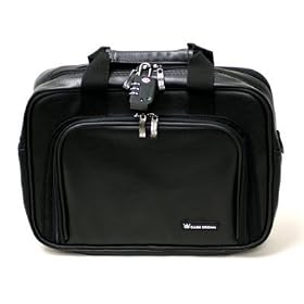 InFocus LP70 DLP Video Projector CaseCrown Premium Portable Projector and Netbook Messenger Bag with TSA Approved Combination Lock